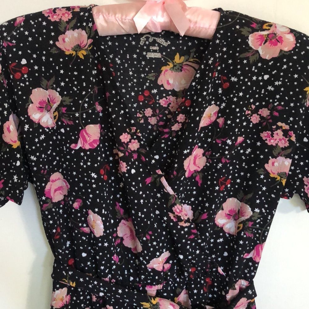Art Class Floral Jumpsuit Size 7/8